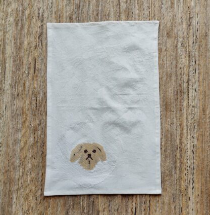 Poodle Face Kitchen Towel - Image 3